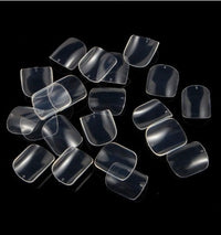 POSTIÇA DE PÉ TRANSPARENTE NEW QUALITY - 100 UNDS INVILA - Tudo para unhas em gel