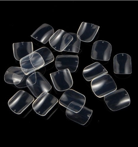 POSTIÇA DE PÉ TRANSPARENTE NEW QUALITY - 100 UNDS INVILA - Tudo para unhas em gel