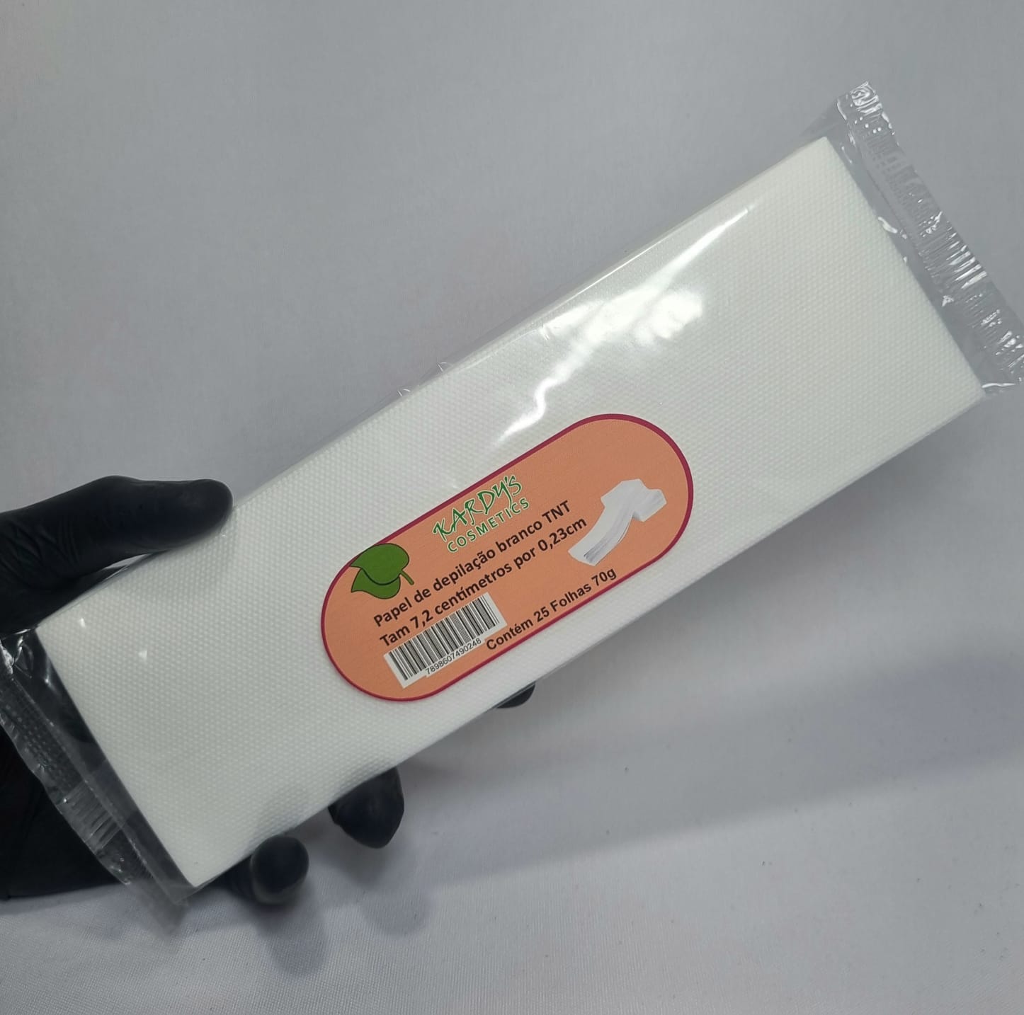 PAPEL DE DEPILAÇÃO KARDY'S 7,2 X 0,23cm- 25 FOLHAS INVILA - Tudo para unhas em gel