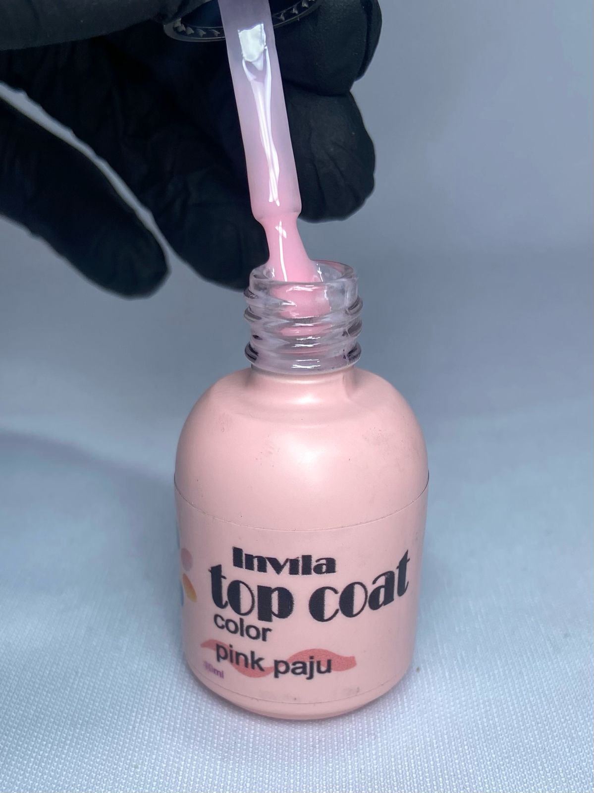 TOP COAT PINK PAJU INVILA- 10 Ml INVILA - Tudo para unhas em gel