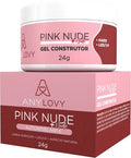 GEL PINK NUDE +NUDE ANYLOVY- 24g INVILA - Tudo para unhas em gel