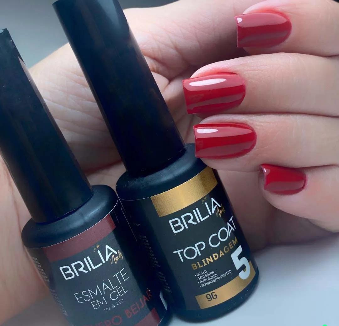 ESMALTE BRILIA QUERIDO BEIJAR 10G INVILA - Tudo para unhas em gel