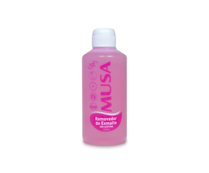 REMOVEDOR DE ESMALTE SEM ACETONA MUSA- 100 ML INVILA - Tudo para unhas em gel