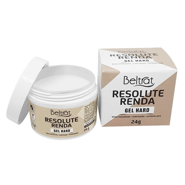 GEL BELTRAT RESOLUTE RENDA- 24g INVILA - Tudo para unhas em gel
