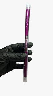 PINCEL 2 EM 1 ROXO COM GLITTER INVILA - Tudo para unhas em gel