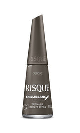 ESMALTE RISQUÉ & CHILLIBEANS RAINHA DA SELVA DE PEDRA- 8ML INVILA - Tudo para unhas em gel