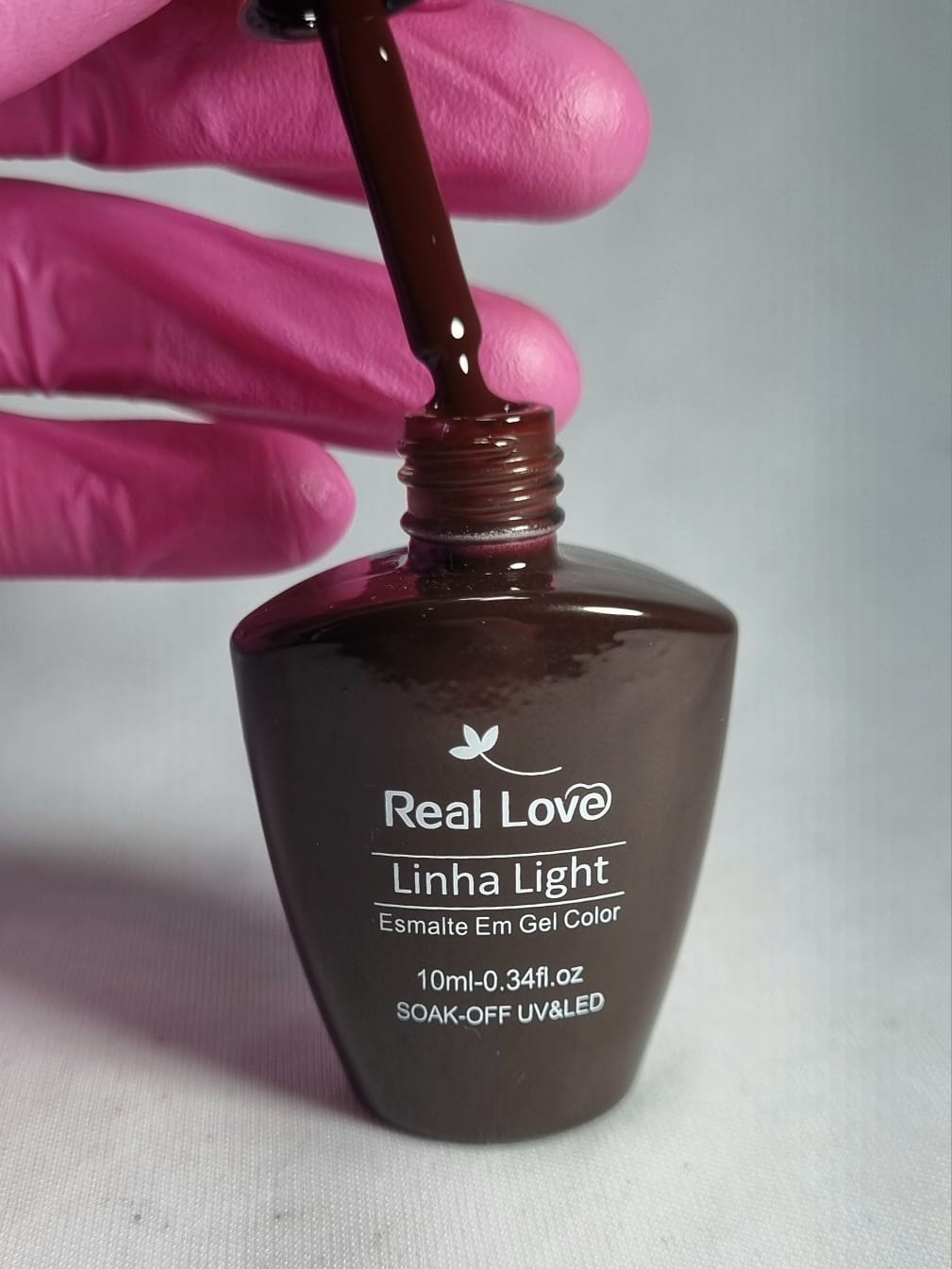 ESMALTE EM GEL REAL LOVE LINHA VERMELHO LIGHT 006- 10ML INVILA - Tudo para unhas em gel