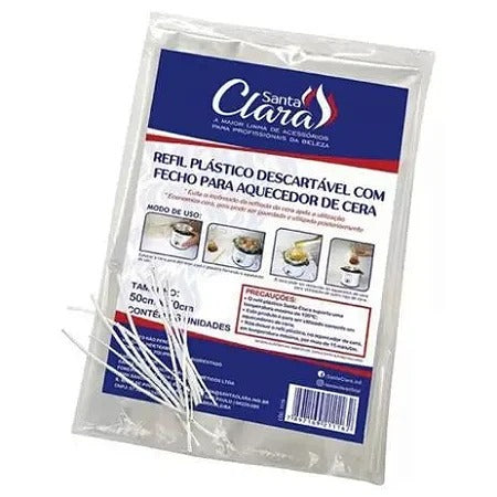 REFIL PLÁSTICO PARA AQUECEDOR SANTA CLARA- 6 UND INVILA - Tudo para unhas em gel