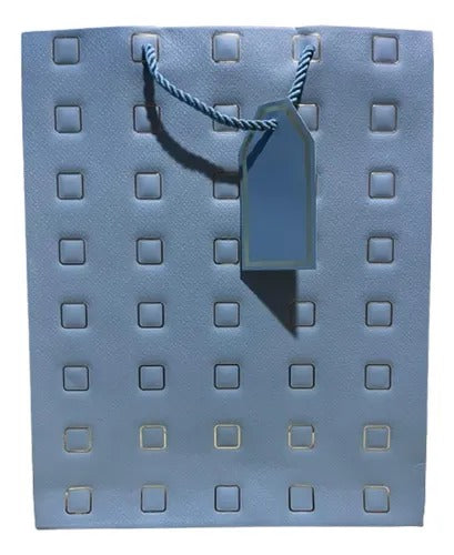 SACOLA PARA PRESENTE AMIGOLD AZUL INVILA - Tudo para unhas em gel