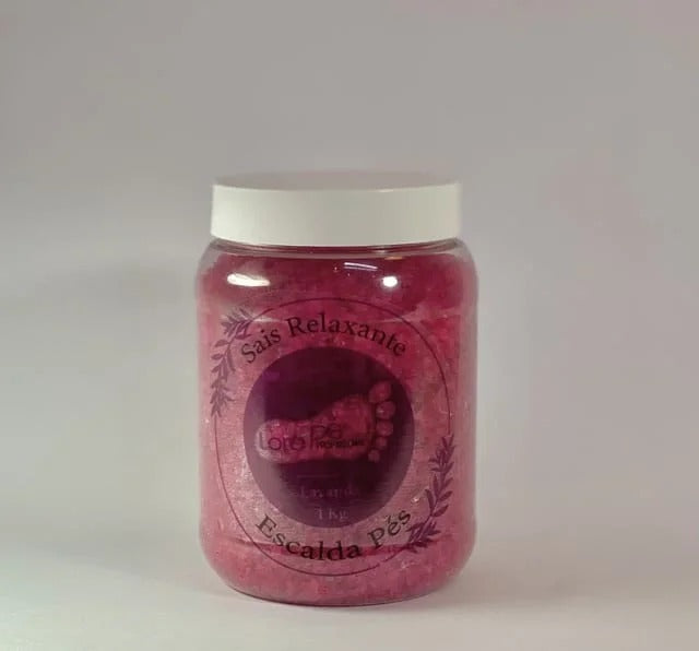 SAIS RELAXANTES ROSAS LORE PÉ 1KG INVILA - Tudo para unhas em gel
