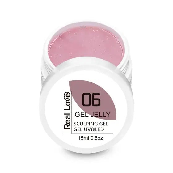 SCULPING GEL JELLY 06 - 15ml - REAL LOVE INVILA - Tudo para unhas em gel