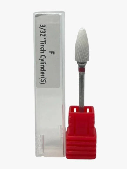 BROCA DE CERÂMICA TIRCH CYLINDER F(S) INVILA - Tudo para unhas em gel