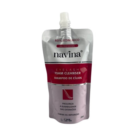 SHAMPOO DE CÍLIOS NAVINA 200 ML INVILA - Tudo para unhas em gel