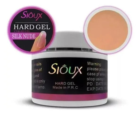 SIOUX HARD GEL SILK NUDE 60g INVILA - Tudo para unhas em gel