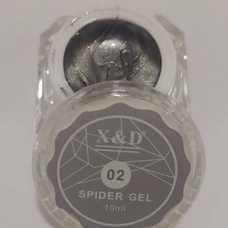 SPIDER GEL PRATA 10ML - X&D