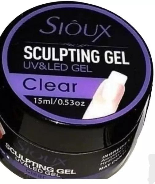 Sculpting Gel Uv Led 15g – Clear – Siôux INVILA - Tudo para unhas em gel