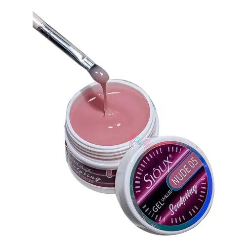 Sculpting Gel Uv Led 15g – Nude 05– Siôux INVILA - Tudo para unhas em gel