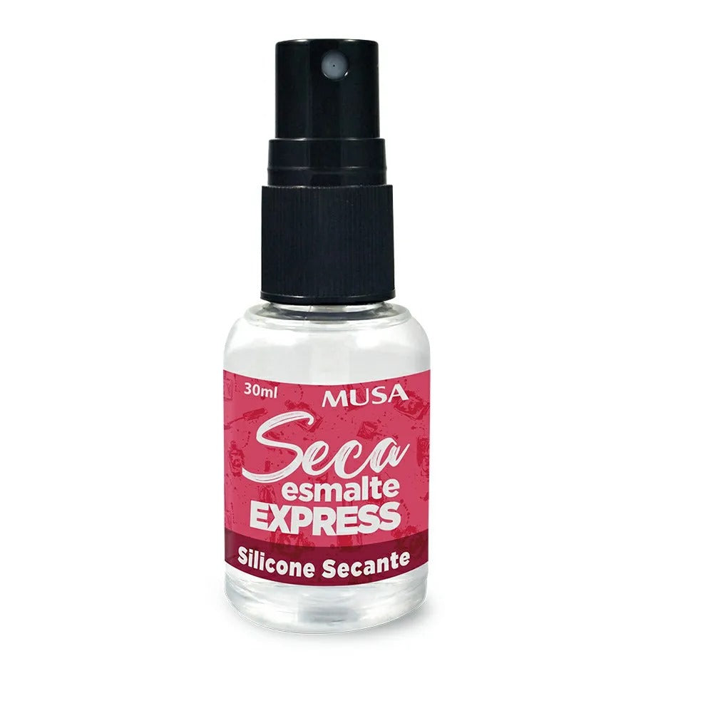 SECA ESMALTE SPRAY MUSA- 30ML INVILA - Tudo para unhas em gel
