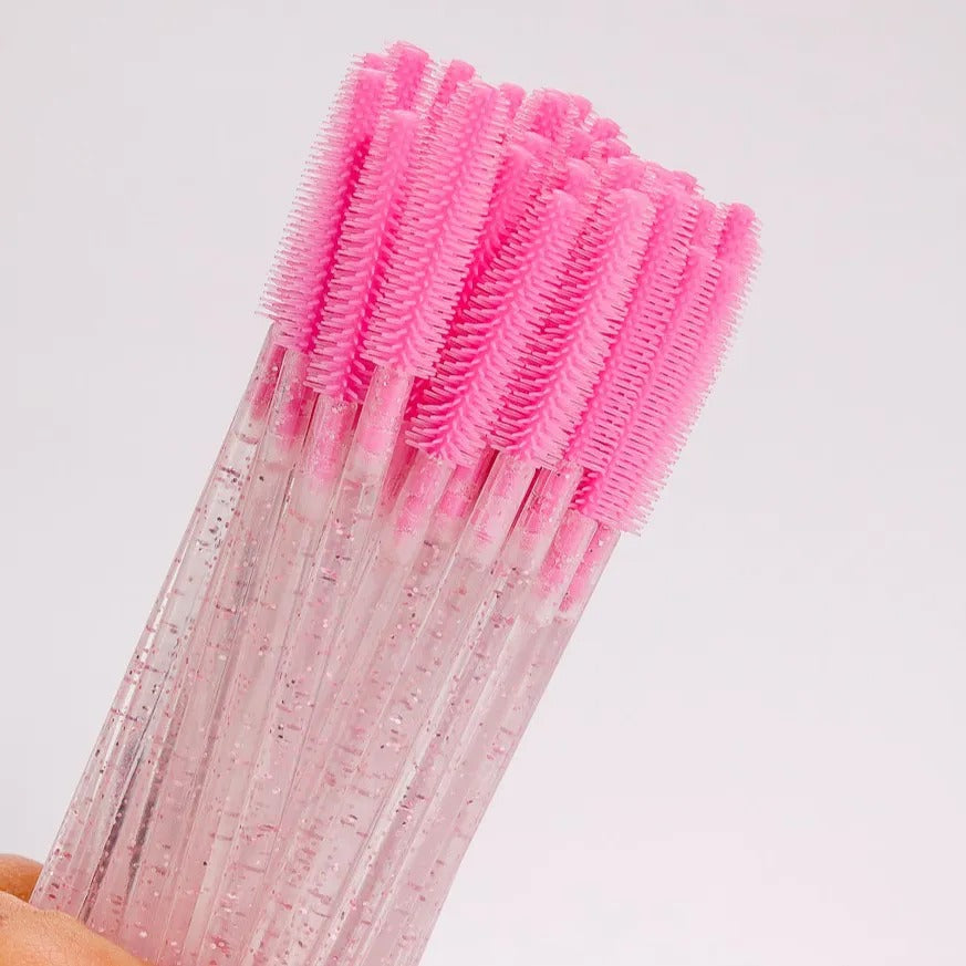 ESCOVINHA DE CÍLIOS SILICONE- 50 UND INVILA - Tudo para unhas em gel