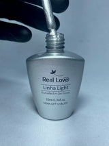 ESMALTE EM GEL REAL LOVE LINHA SILVER GOLD LIGHT 001- 10ML INVILA - Tudo para unhas em gel