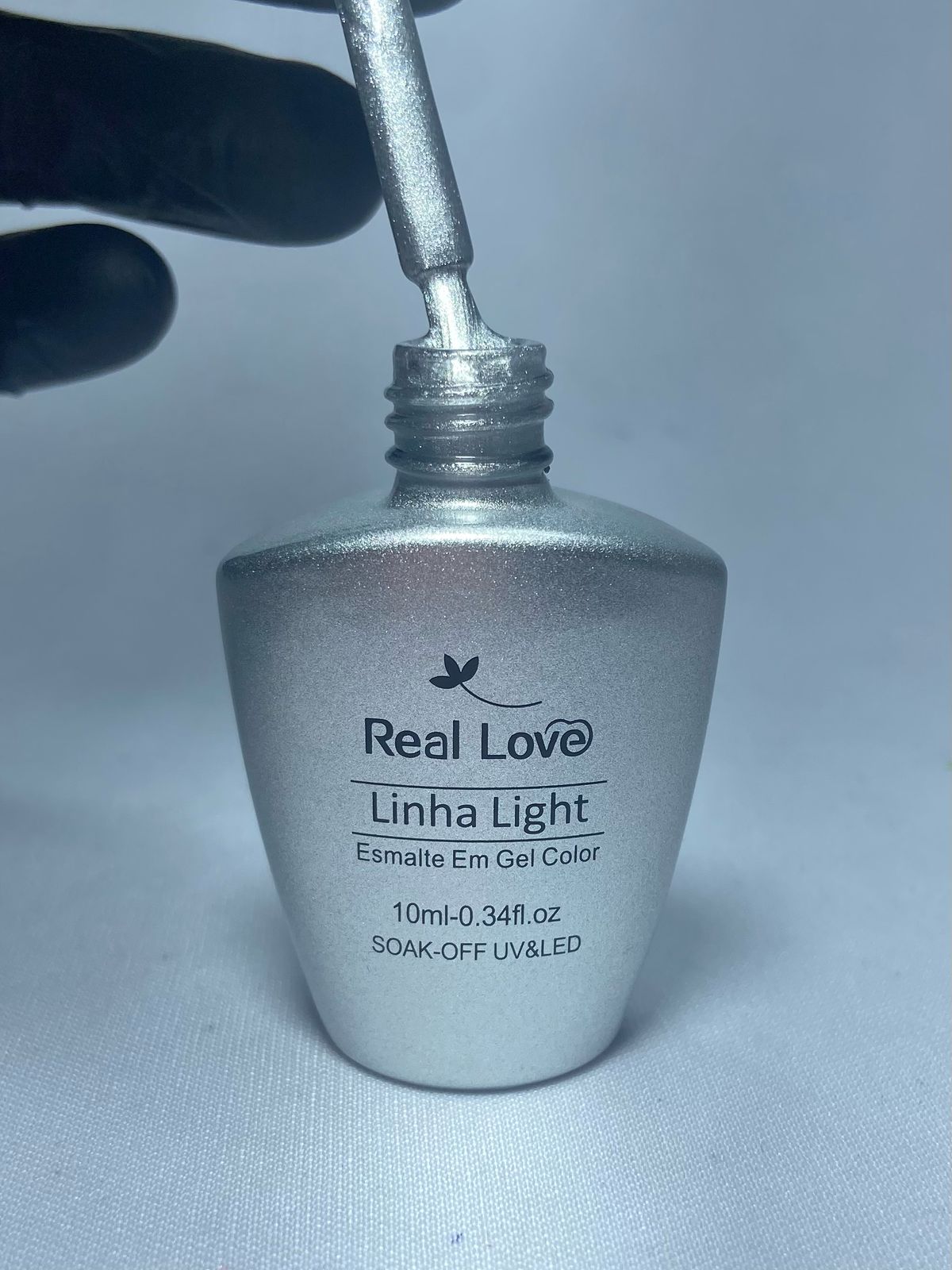 ESMALTE EM GEL REAL LOVE LINHA SILVER GOLD LIGHT 002- 10ML INVILA - Tudo para unhas em gel