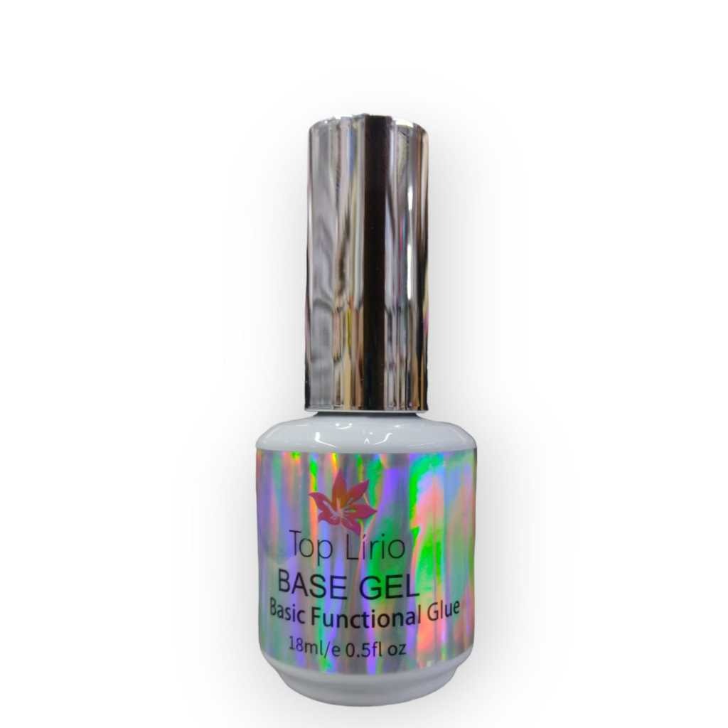 BASE GEL TOP LIRIO- 18 ML INVILA - Tudo para unhas em gel