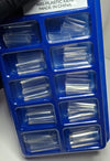 TIPS CURVATURA C TRANSPARENTE - 100 UND INVILA - Tudo para unhas em gel