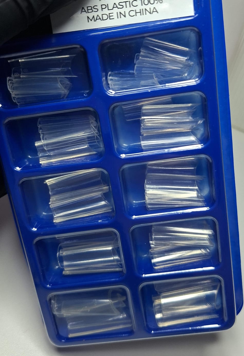TIPS CURVATURA C TRANSPARENTE - 100 UND INVILA - Tudo para unhas em gel