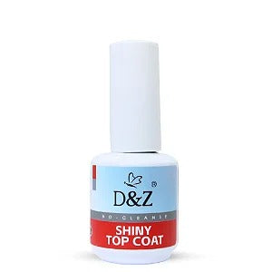 TOP COAT SHINY D&Z- 15ML INVILA - Tudo para unhas em gel