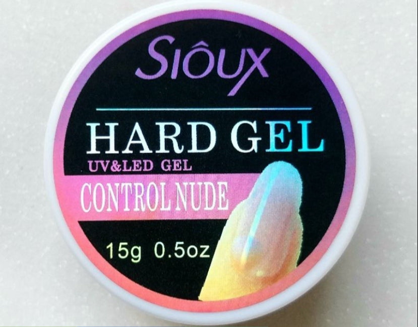 GEL HARD CONTROL NUDE -SIÔUX 15G INVILA - Tudo para unhas em gel