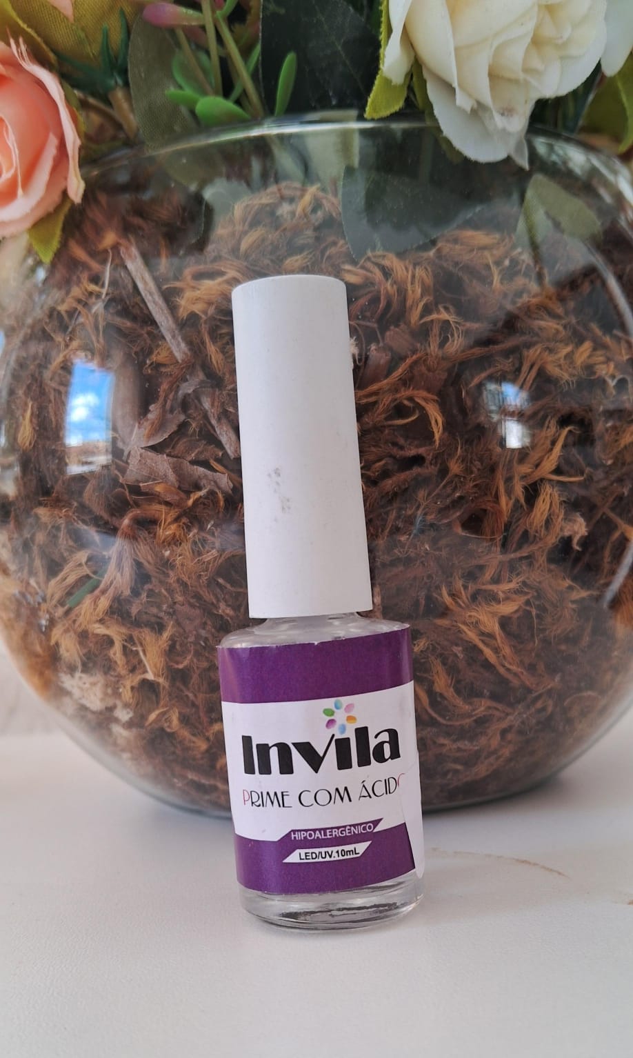PRIMER COM ÁCIDO - INVILA 10ML INVILA - Tudo para unhas em gel
