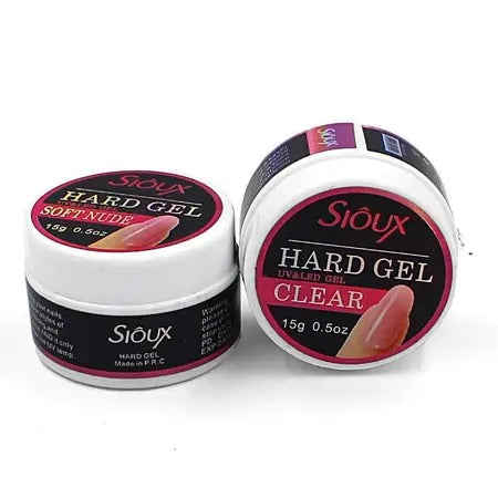 GEL HARD CLEAR - SIOUX 15G INVILA - Tudo para unhas em gel
