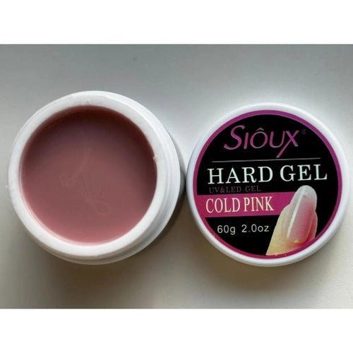 GEL HARD COLD PINK - SIOUX 15G INVILA - Tudo para unhas em gel