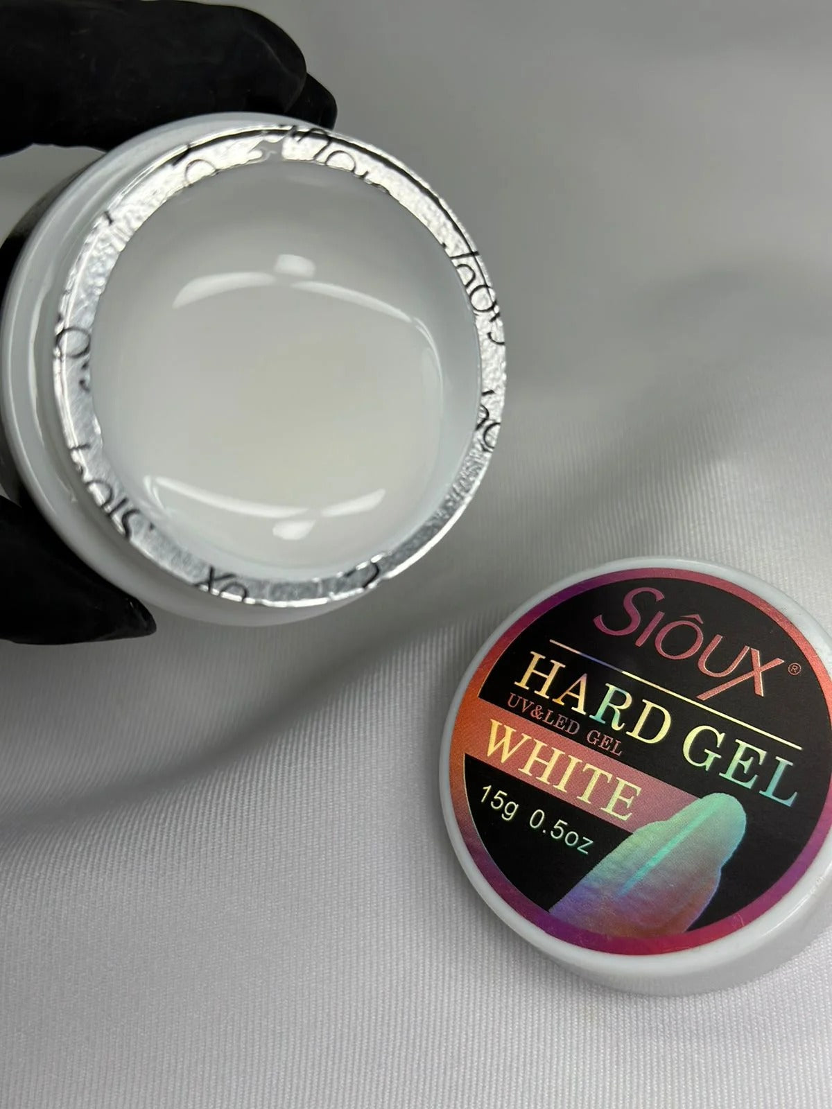 GEL HARD WHITE - SIOUX 15G INVILA - Tudo para unhas em gel