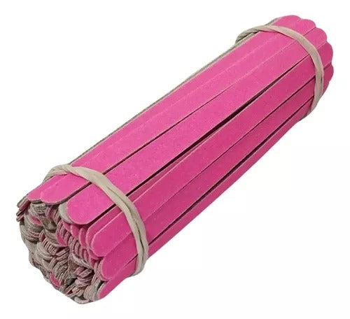 LIXA COMUM ROSA INVILA – 100UND INVILA - Tudo para unhas em gel