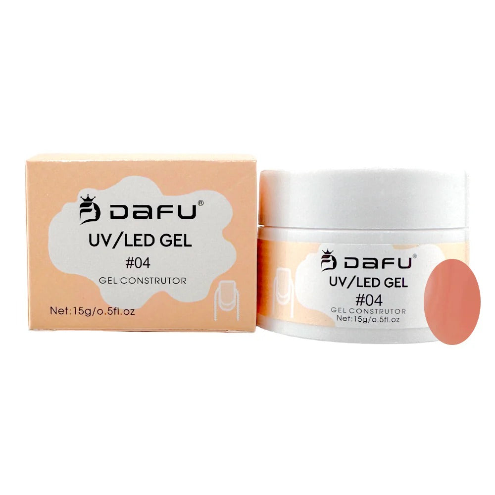 GEL CONSTRUTOR DAFU #04 15G INVILA - Tudo para unhas em gel