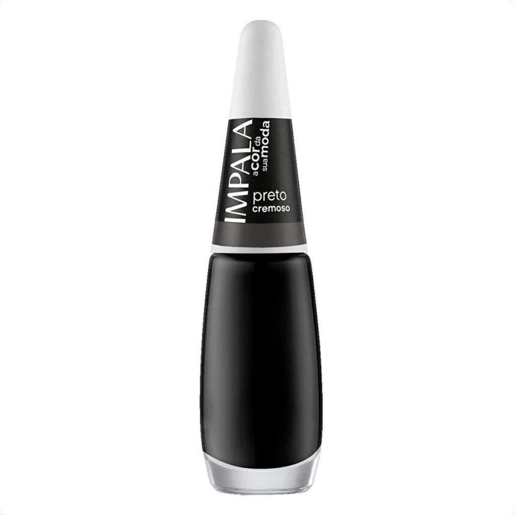 ESMALTE IMPALA PRETO 7,5ml INVILA - Tudo para unhas em gel
