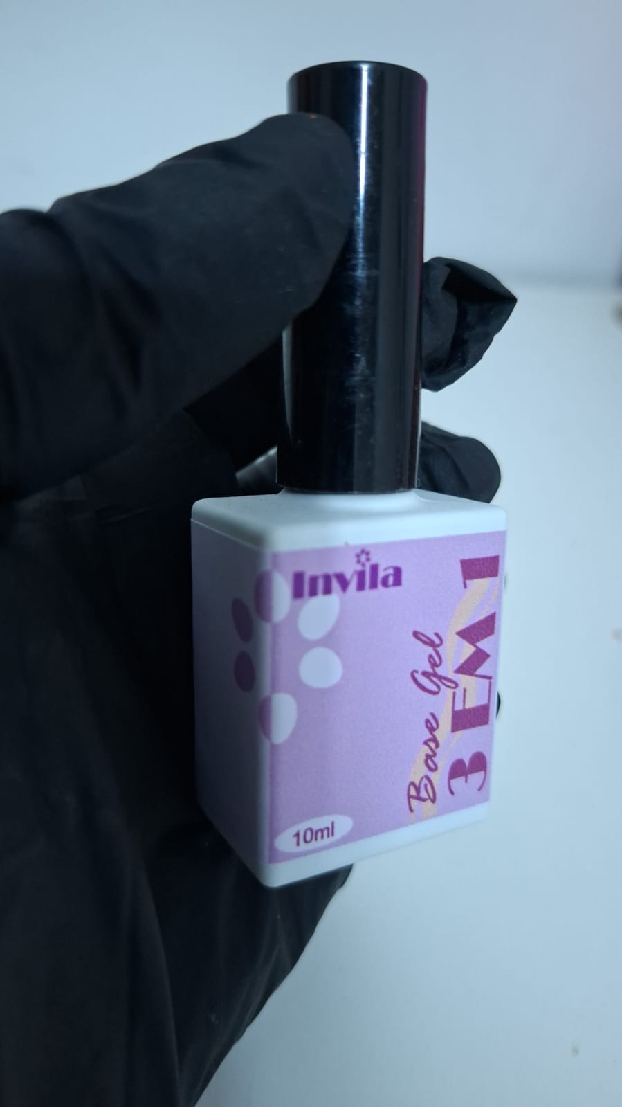 BASE GEL 3 EM 1 INVILA- 12ML INVILA - Tudo para unhas em gel