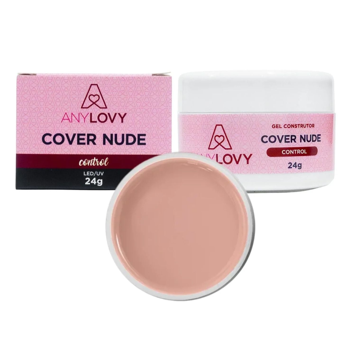 GEL COVER NUDE 24G -ANYLOVY INVILA - Tudo para unhas em gel
