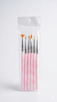 KIT PINCEIS DIVERSOS ROSA- 6unds