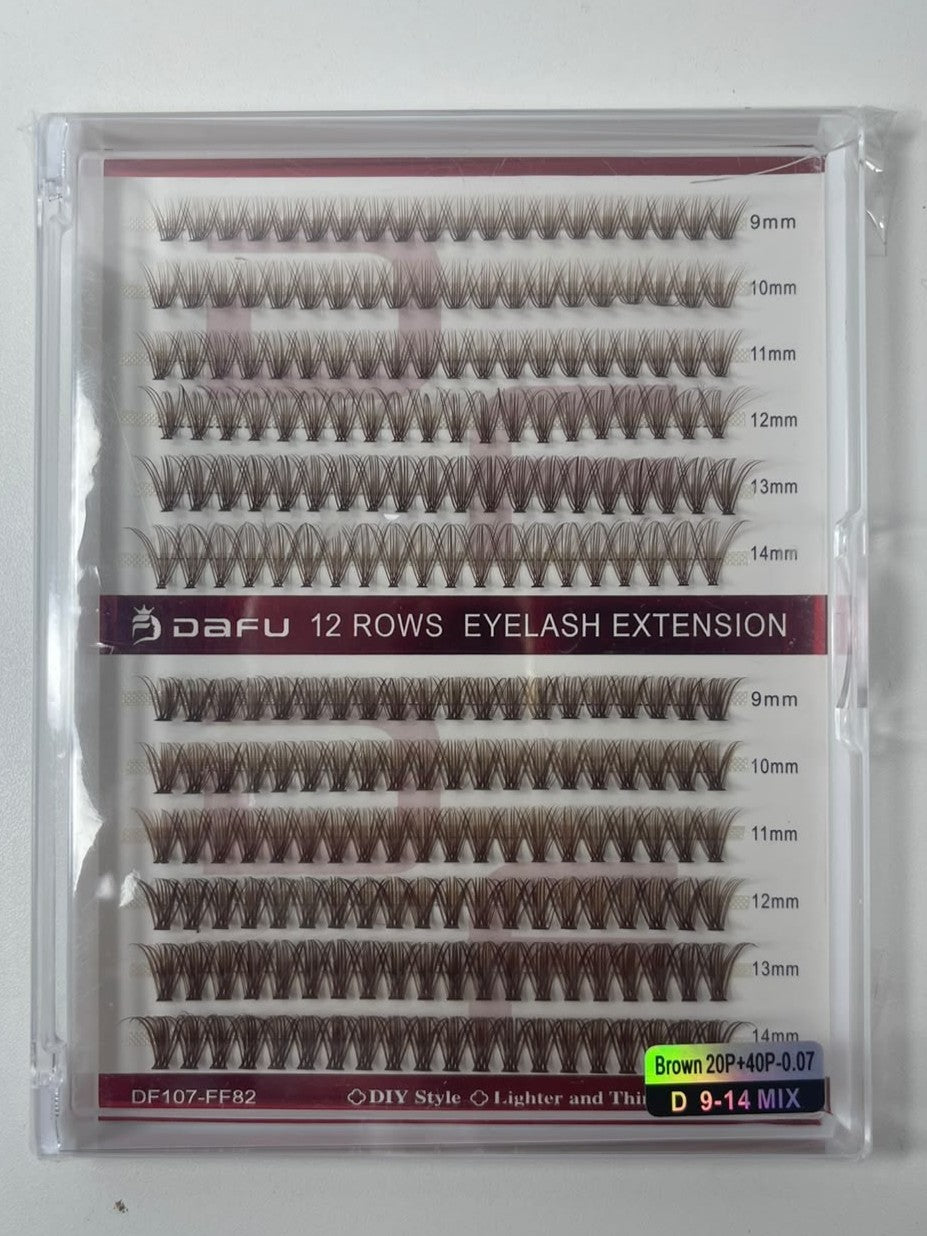 CILIOS DAFU BROWN 20P+40P 0.07DMIX 9-14MM