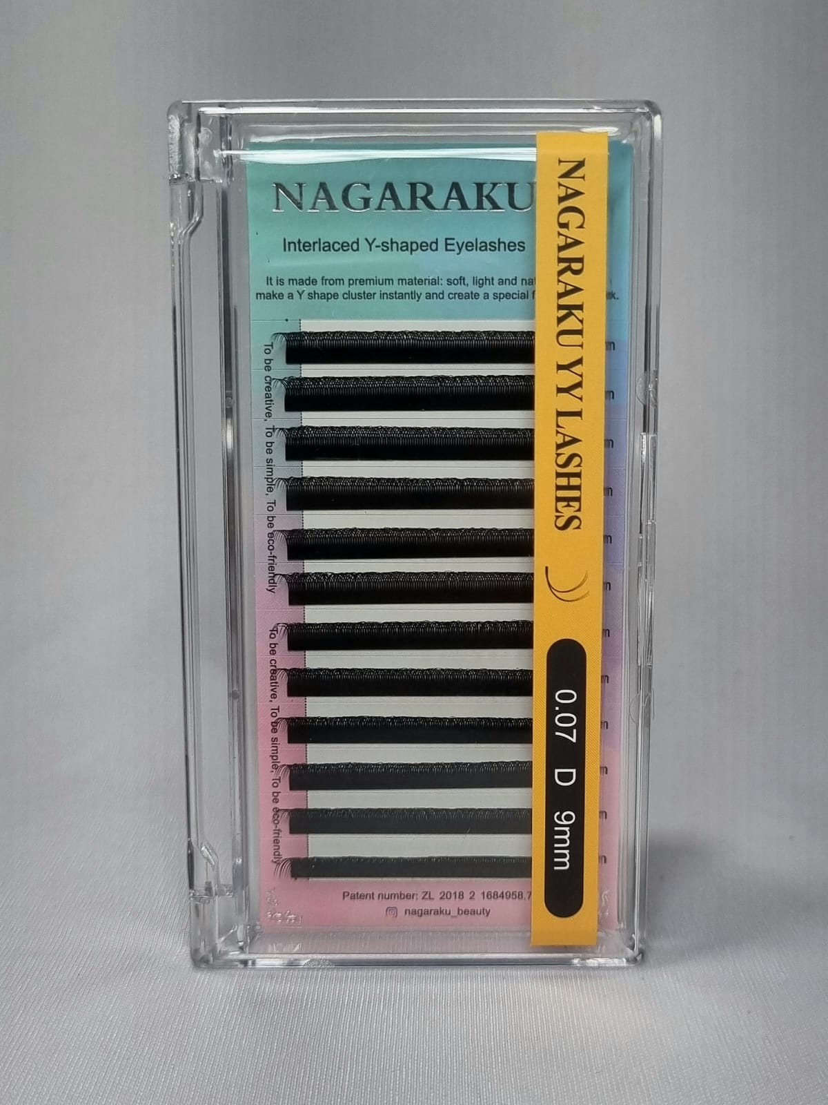 CÍLIOS NAGARAKU 0.07D YY 9MM NE INVILA - Tudo para unhas em gel