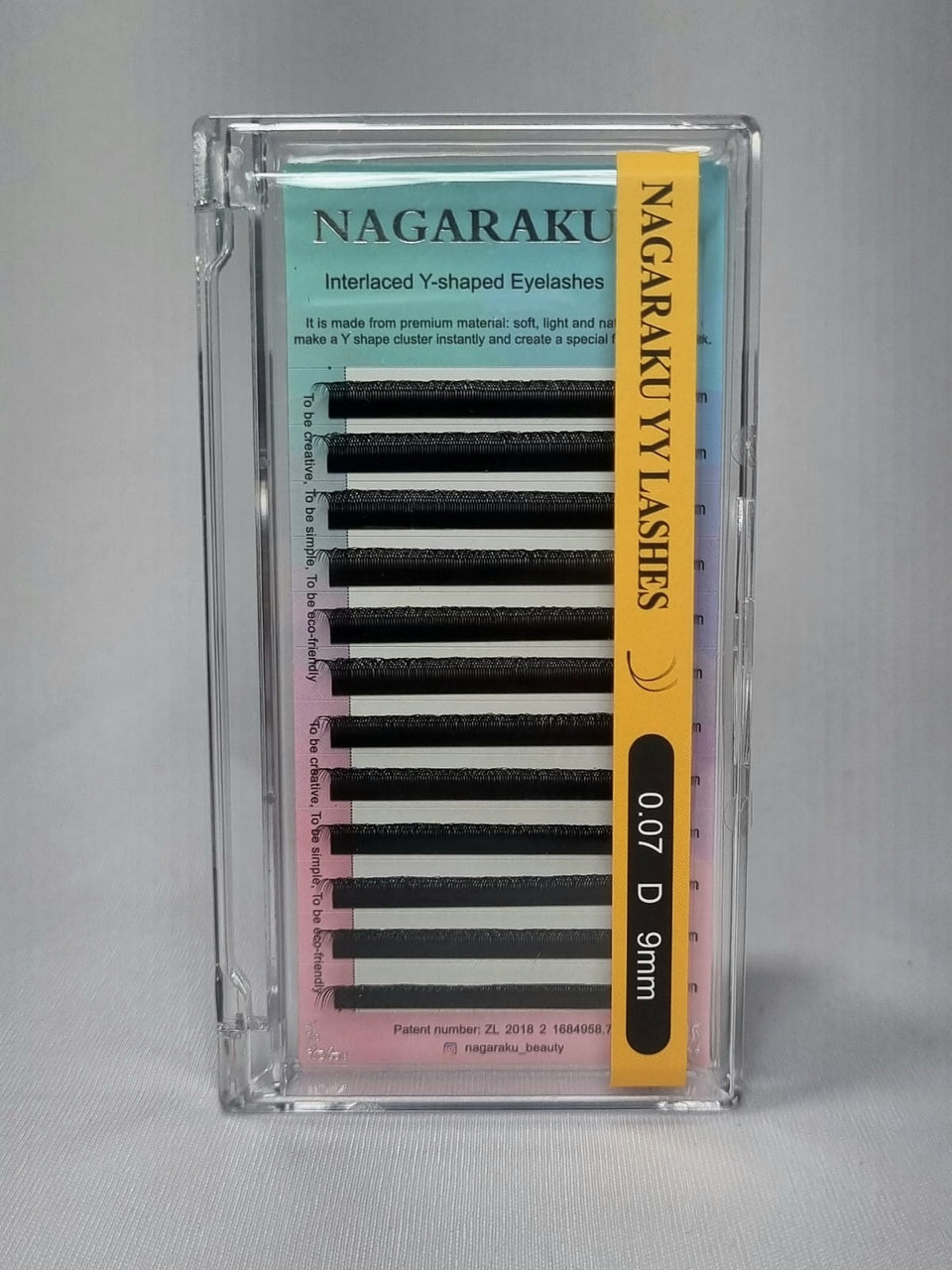 CÍLIOS NAGARAKU 0.07D YY 9MM NE INVILA - Tudo para unhas em gel