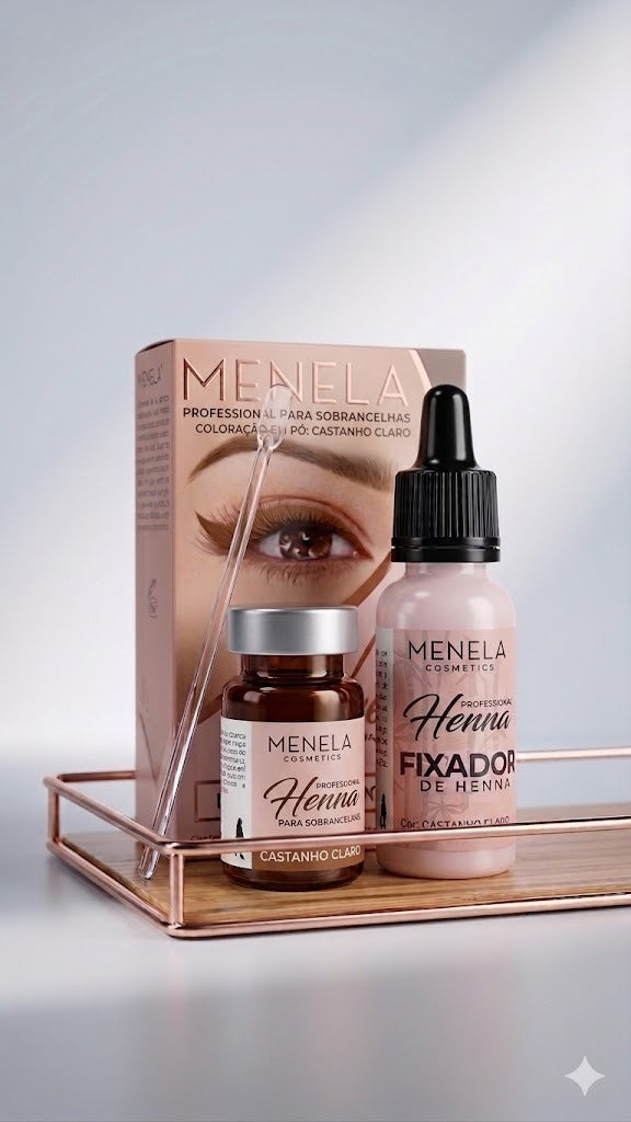 HENNA CASTANHO CLARO 2,5G - MENELA