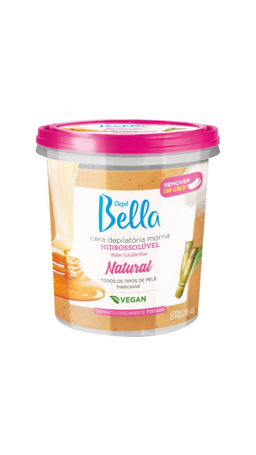 CERA DEPILATORIA MORNA NATURAL 600G -DEPIL BELLA INVILA - Tudo para unhas em gel