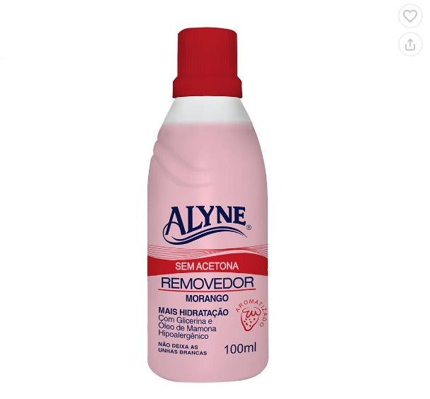 REMOVEDOR DE ESMALTE SEM ACETONA 100ML - ALYNE BLUE INVILA - Tudo para unhas em gel