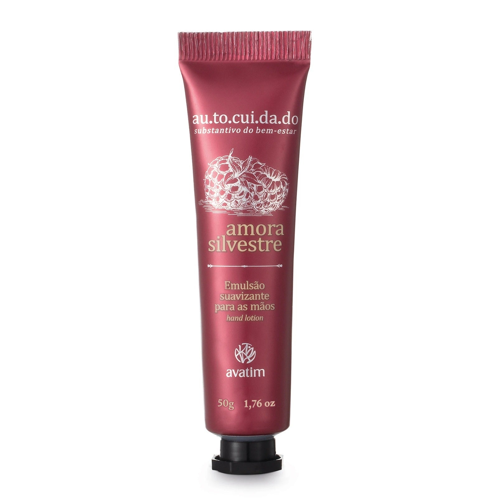 EMULSAO SUAVIZANTE PARA MAOS AMORA SILVESTRE AVATIM 50G INVILA - Tudo para unhas em gel