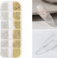 KIT CAVIAR NAIL ACESSORIOES 12SLOTS