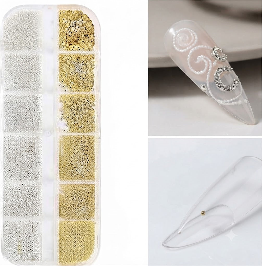 KIT CAVIAR NAIL ACESSORIOES 12SLOTS
