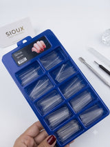 TIPS BAILARINA EXTRA LONGA TRANSPARENTE 100 UNIDADES - SIOUX